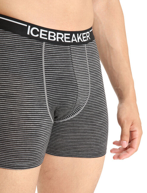Icebreaker Anatomica boxer da uomo, grigio