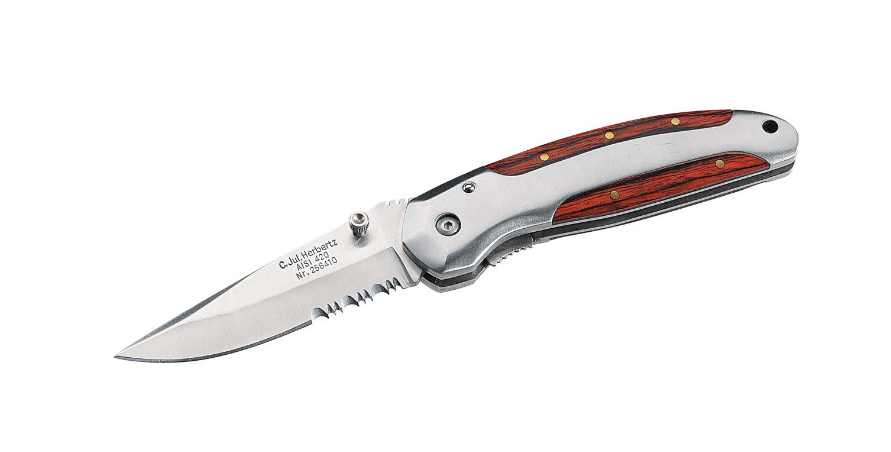 Herbertz 7,6 cm coltello legno Pakka acciaio