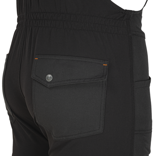 BENNON Erebos pantaloni da lavoro con bretelle, neri