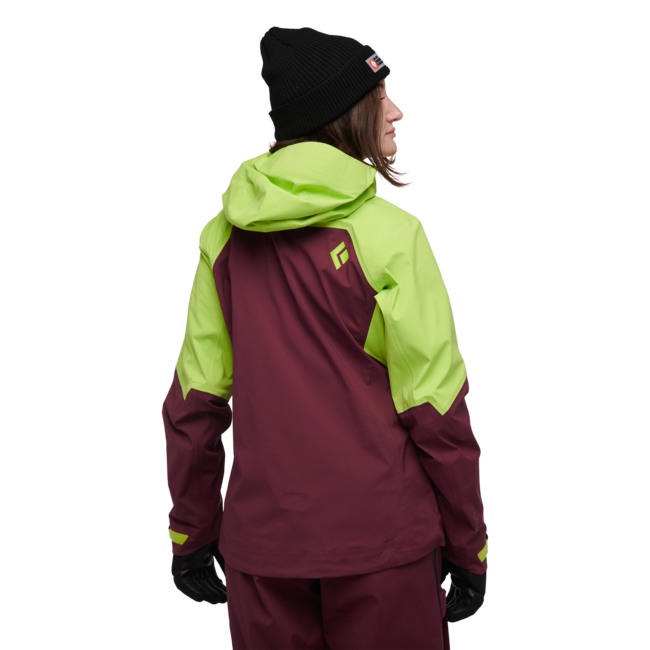 Black Diamond Recon Lt Stretch Shell, aloe-blackberry