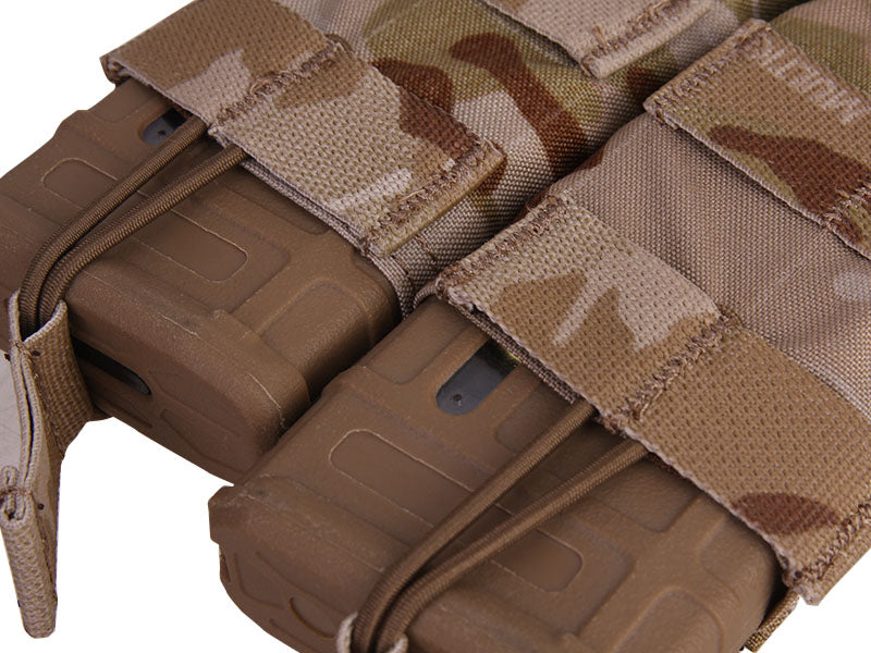 Emersongear Custodia modulare aperta per caricatori doppi per 5,56, multicam arid