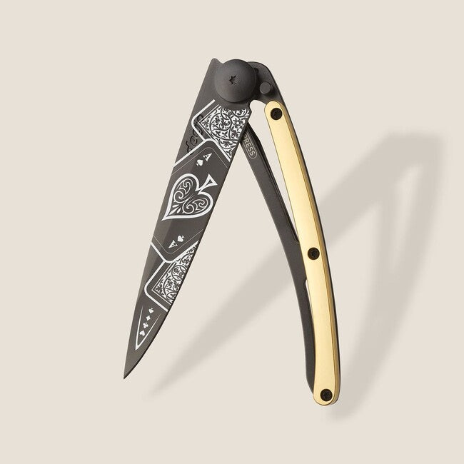 Deejo ORO Tatuaggio oro giallo 23kt Buona fortuna