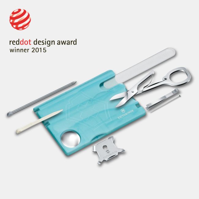 Victorinox Swiss Card set manicure, blu