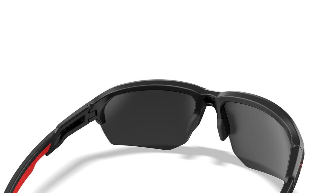 Wiley X Jakl Sunglasses, Captivate Black Mirror/Matte Black/Red