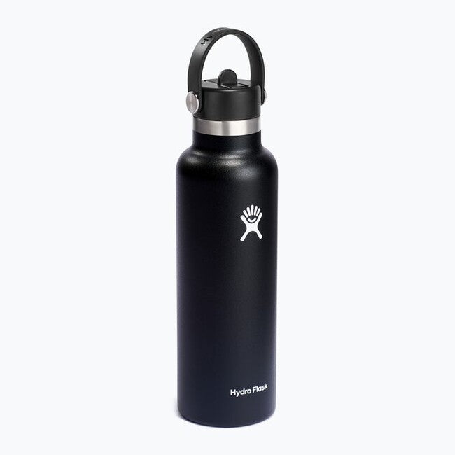 Hydro Flask Thermo bottiglia con boccaglio 21 OZ Standard Flex Straw Cap 621 ml, nero