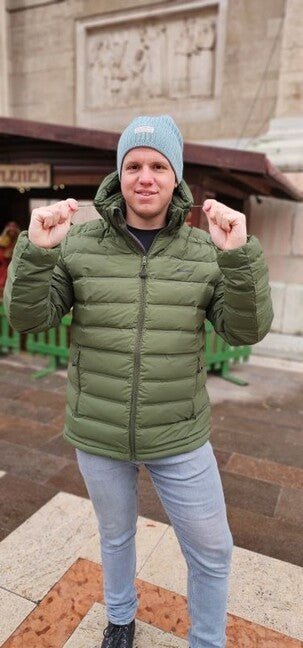 Husky Donnie piumino da uomo, kaki