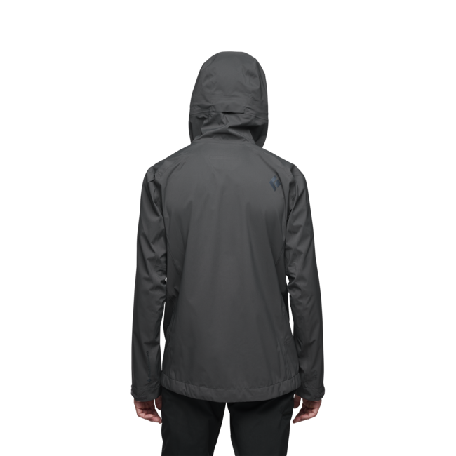 Black Diamond Highline Stretch Shell giacca impermeabile, antracite