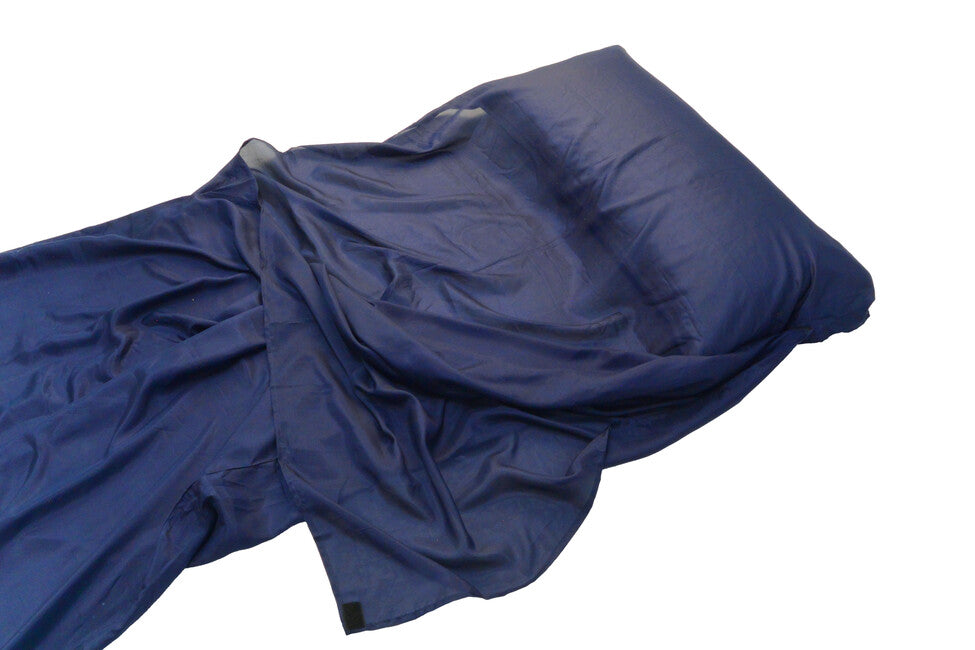 Origin Outdoors Seta rettangolare fodera per sacco a pelo, blu royal