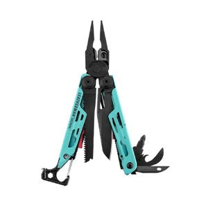 Leatherman Signal multitool, aqua blue