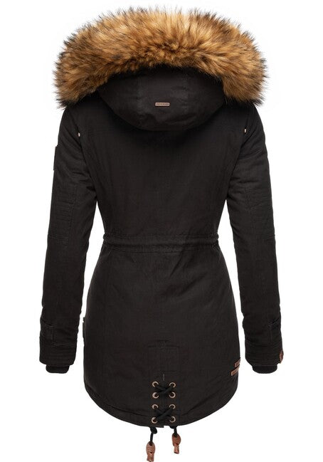 Marikoo La Viva Princess giacca invernale da donna con cappuccio, nera