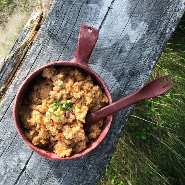 Kupilka Spork 225 cucchiaio e forchetta in uno, verde
