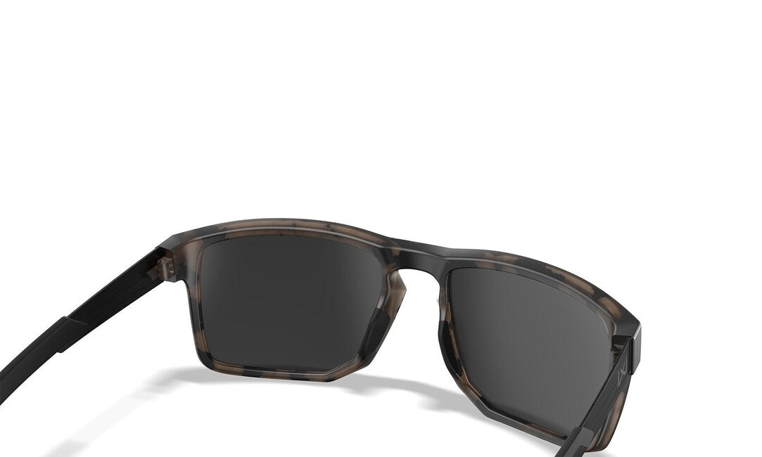 Wiley X Apex Sunglasses, Captivate Polarized Black Mirror/ Matte Tortoise Brown