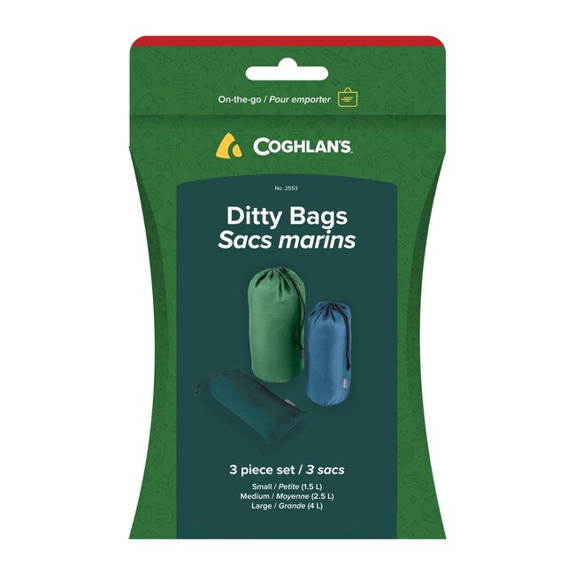 Coghlans Ditty Bag organizer set - 3 misure, 3 colori