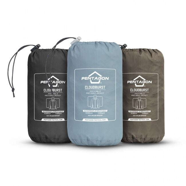 Pentagon Giacca da uomo Cloudburst Packable, menta