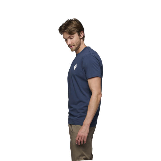 Black Diamond Equipment For Alpinist t-shirt da uomo a maniche corte, indaco