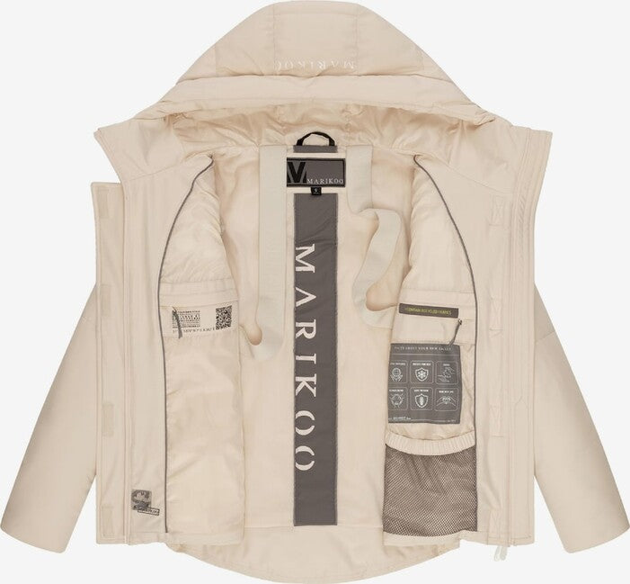 Marikoo Elira16 giacca invernale da donna, crema