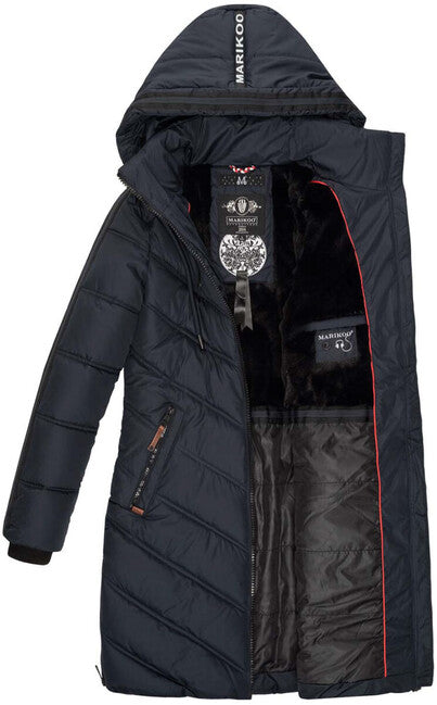 Marikoo Armasa giacca invernale da donna, blu navy
