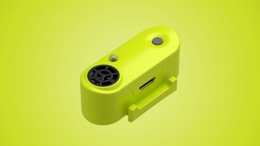 Tickless Run repellente per zecche a ultrasuoni, giallo neon