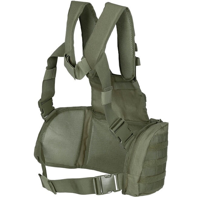 MFH Professional Tactical Vest Chest Rig Mission, verde OD