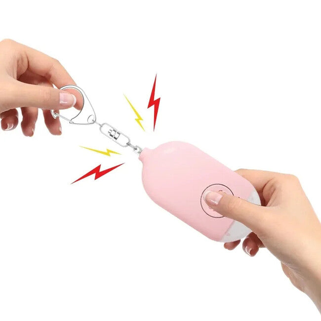 W&G SHIELD sos allarme personale impermeabile con luce led e pulsante di attivazione, rosa