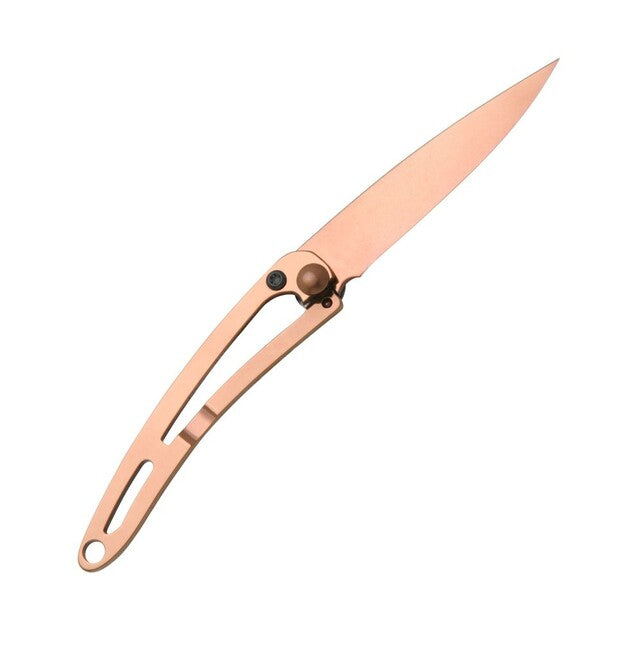 Deejo coltello chiusura nudo, rame