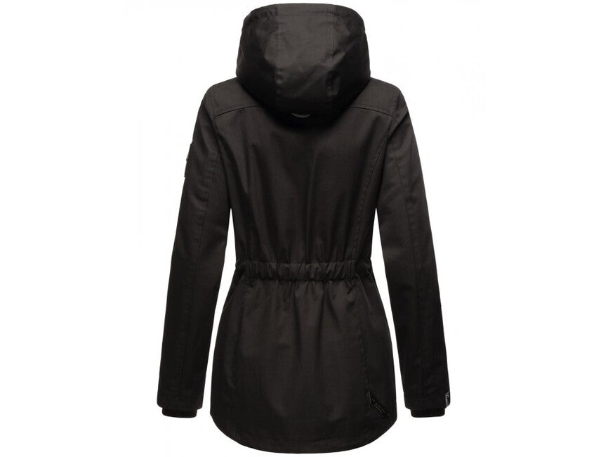 Marikoo Babetaa Princess giacca transitoria da donna con cappuccio, nera