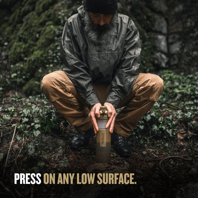 Grayl Geopress bottiglia con filtro, marrone coyote