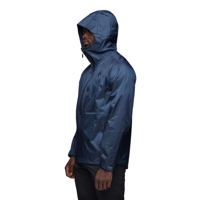 Black Diamond Treeline Rain Shell giacca impermeabile di uomo, indaco