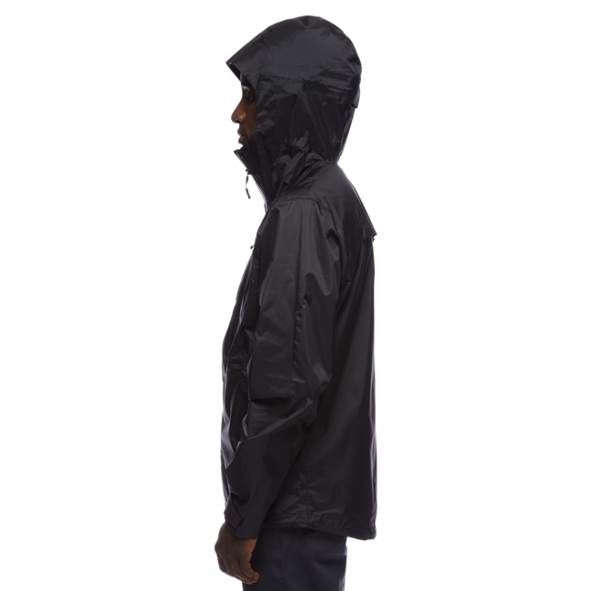 Black Diamond Treeline Rain Shell giacca impermeabile da uomo, nera