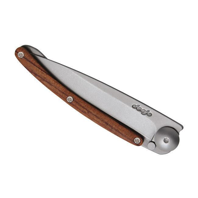 Deejo Coltello di chiusura in legno di corallo