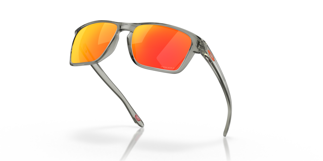 Oakley SYLAS Sunglasses, Grey Ink Frame, Prizm Ruby Lenses, 57