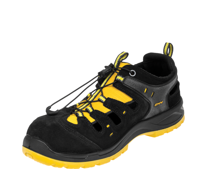 BENNON Bombis Lite sandali da lavoro S1 nm, giallo