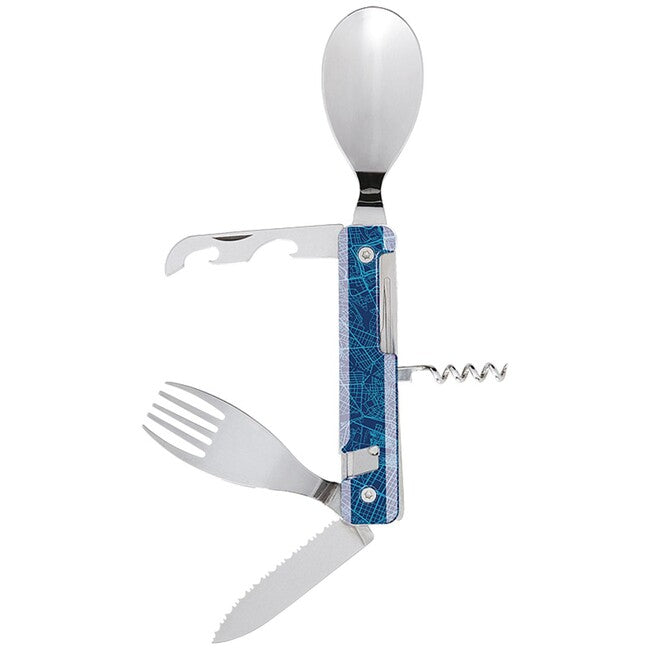 Akinod A02M00012 posate multifunzione 13h25, downtown bleu