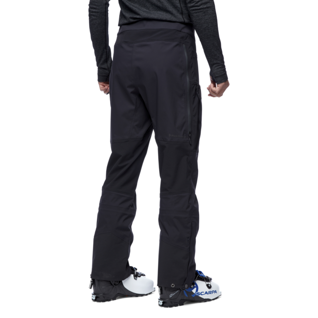 Black Diamond Dawn Patrol pantaloni ibridi da uomo, neri