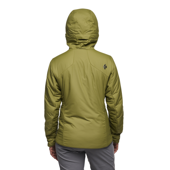 Black Diamond First Light Stretch felpa da donna, verde falesia