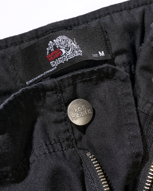 Brandit Iron Maiden Savage shorts, nero