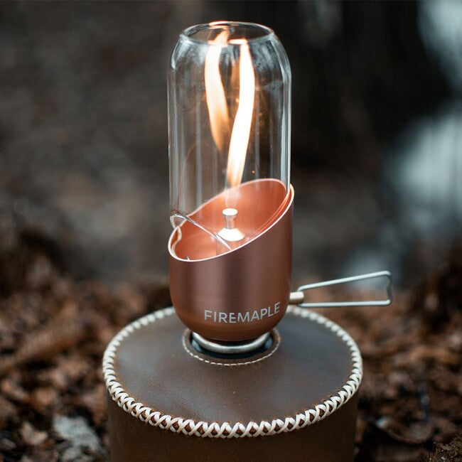 Fire Maple Paralume in vetro borosilicato trasparente per lampada a gas