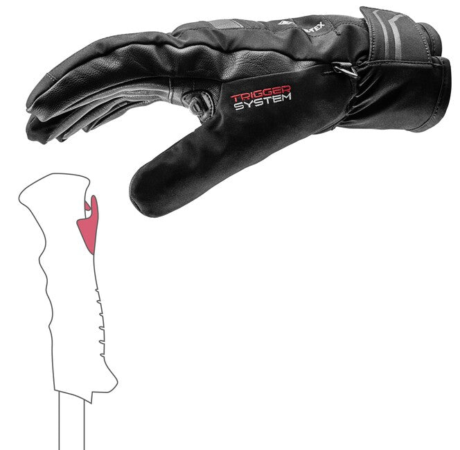 LEKI Shield 3D GTX Winter Gloves, Black