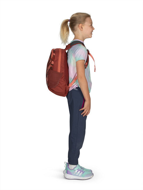 Osprey Daylite Jr zaino, stampa pennellate/red canyon