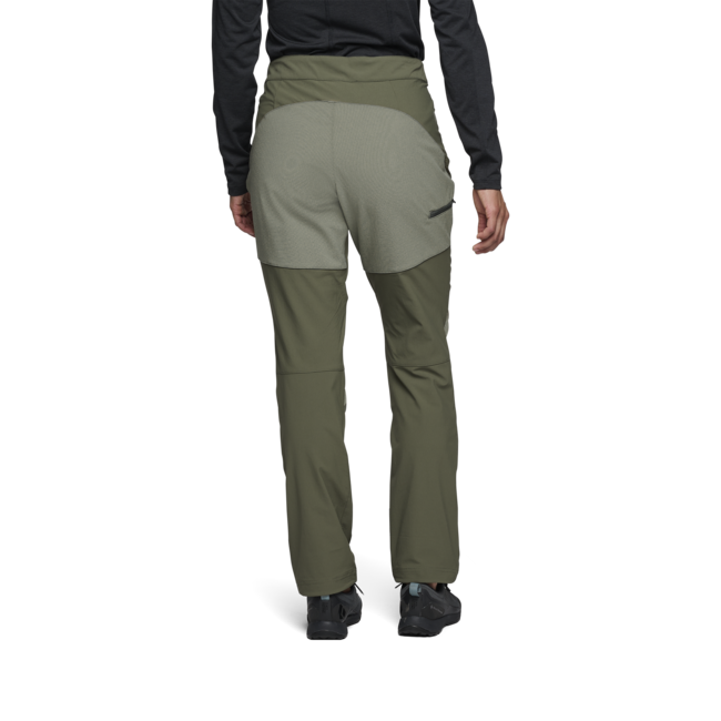 Black Diamond Alpine Hybrid da donna pantaloni , tundra-pine smoke