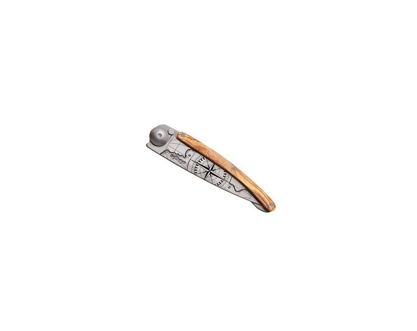 Deejo Tattoo legno coltello di chiusura Terra Incognita