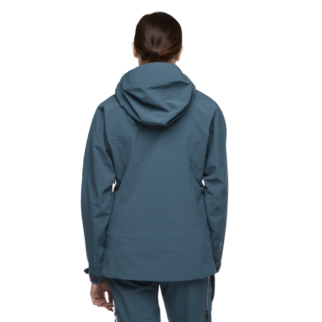 Black Diamond Recon Stretch Ski Shell giacca da sci da donna, azzurrite