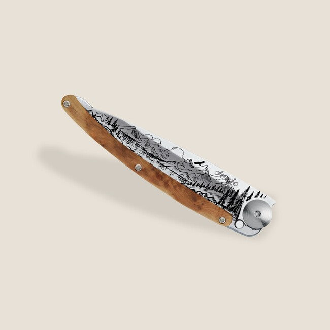 Deejo Tattoo Mountain coltello di chiusura