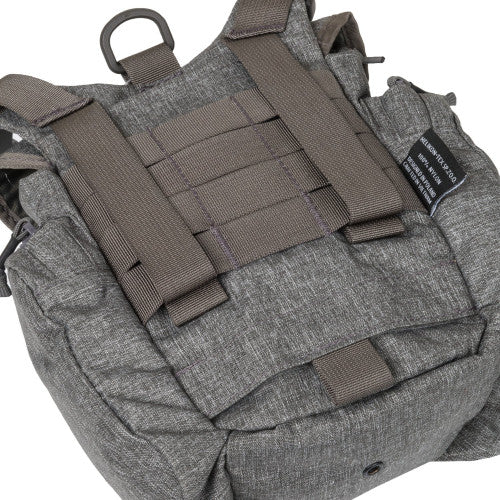 Helikon-Tex ESSENTIAL KITBAG® borsa a tracolla misto nylon e poliestere, nero-grigio melange