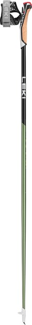 Leki Flash Carbon bastoncini da nordic walking, verde metallizzato-nero-giallo neon