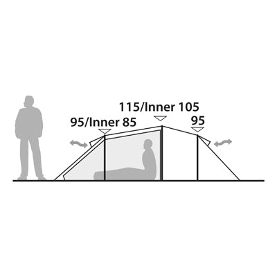 Robens Pioneer EX tenda per 3 persone