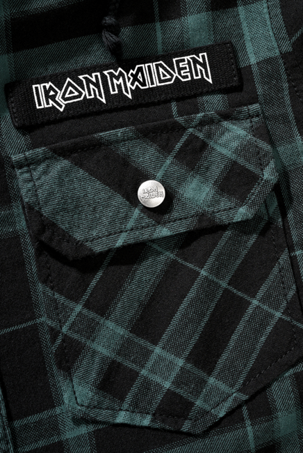 Brandit Eddy camicia con cappuccio, nera e verde