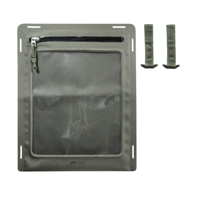 Tasmanian Tiger Custodia impermeabile per tablet W-Pouch A4 WR, stone grey olive