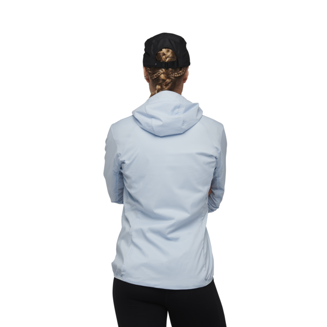 Black Diamond Alpine Start Felpa con cappuccio isolata da donna, blu