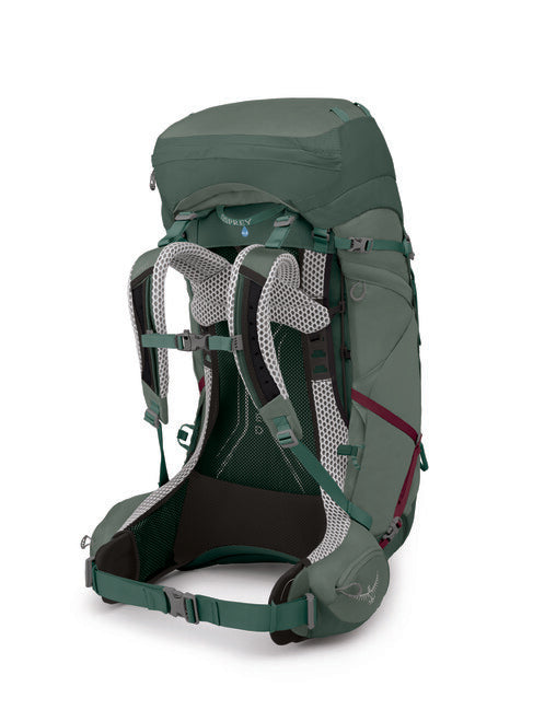 Osprey Aura AG LT 65 Hiking Backpack, Coseret/Darjeeling Spring Green
